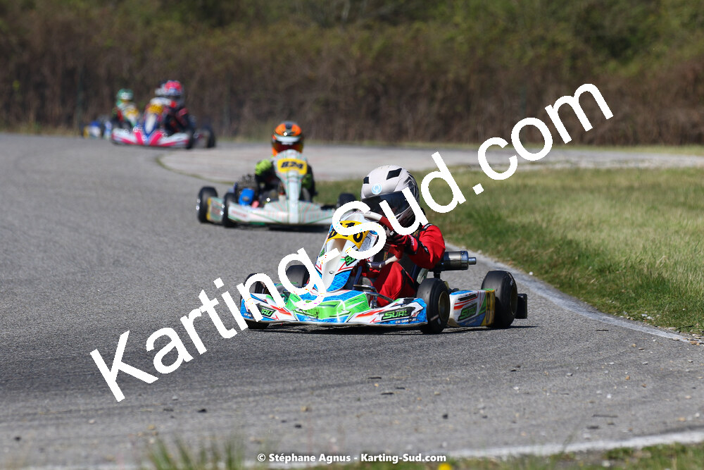 16 & 17/04/2022 : 3ème manche du Championnat du Sud 2022 au circuit d’Aigues-Vives (photos Stéphane Agnus) 2022 — karting