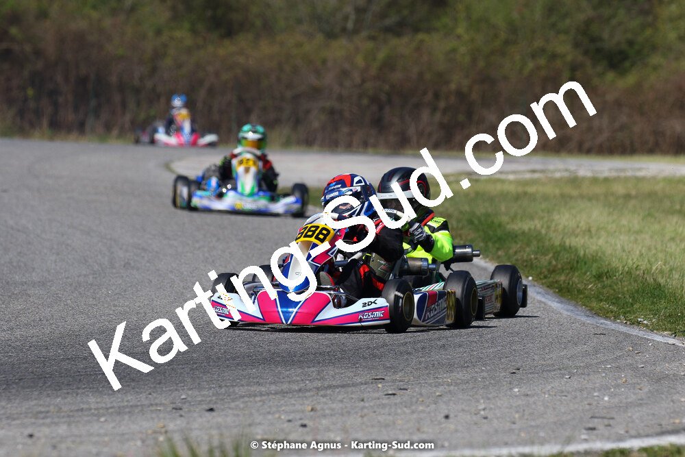 16 & 17/04/2022 : 3ème manche du Championnat du Sud 2022 au circuit d’Aigues-Vives (photos Stéphane Agnus) 2022 — karting