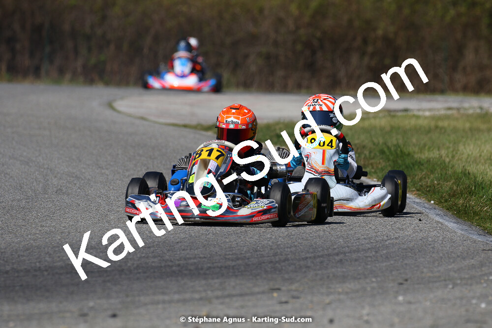 16 & 17/04/2022 : 3ème manche du Championnat du Sud 2022 au circuit d’Aigues-Vives (photos Stéphane Agnus) 2022 — karting