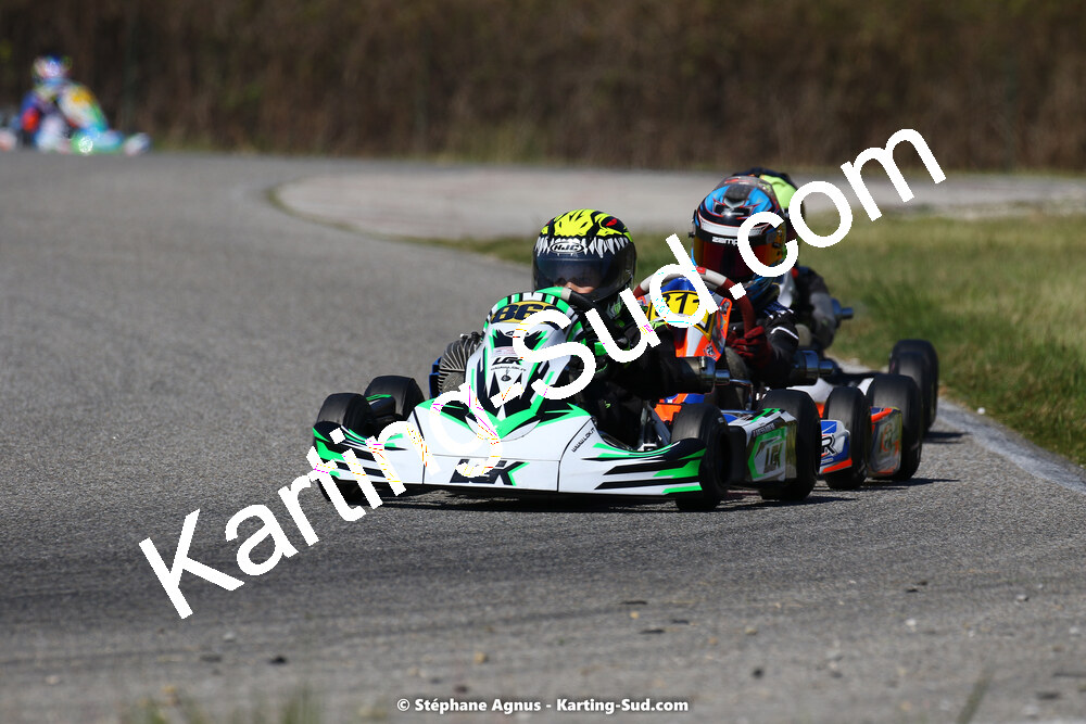 16 & 17/04/2022 : 3ème manche du Championnat du Sud 2022 au circuit d’Aigues-Vives (photos Stéphane Agnus) 2022 — karting