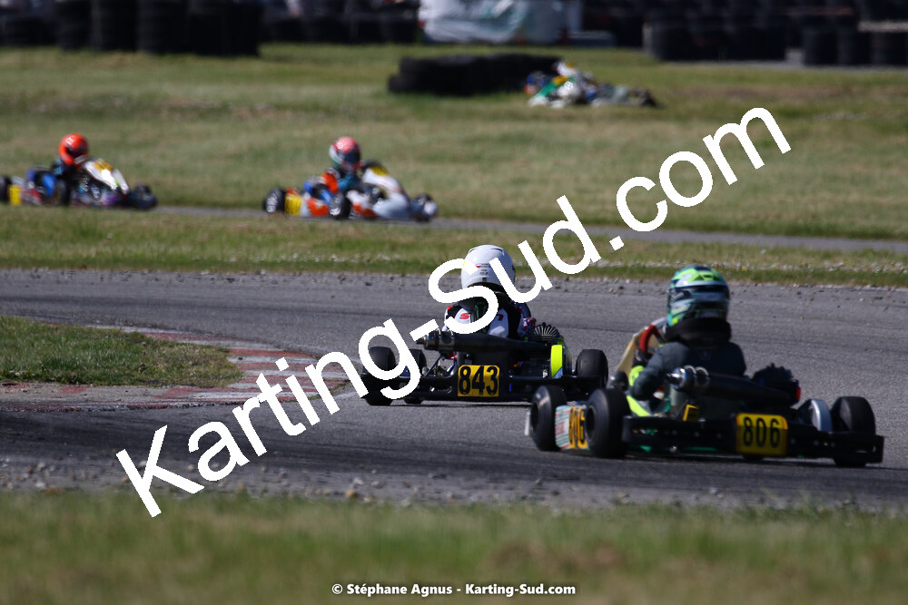 16 & 17/04/2022 : 3ème manche du Championnat du Sud 2022 au circuit d’Aigues-Vives (photos Stéphane Agnus) 2022 — karting