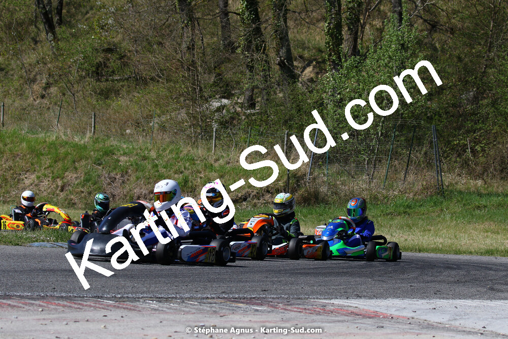16 & 17/04/2022 : 3ème manche du Championnat du Sud 2022 au circuit d’Aigues-Vives (photos Stéphane Agnus) 2022 — karting