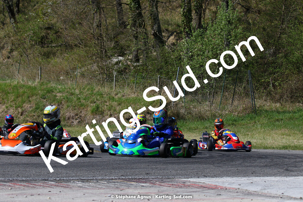 16 & 17/04/2022 : 3ème manche du Championnat du Sud 2022 au circuit d’Aigues-Vives (photos Stéphane Agnus) 2022 — karting