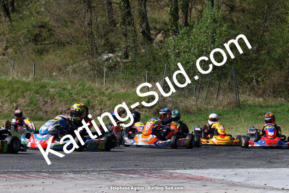 16 & 17/04/2022 : 3ème manche du Championnat du Sud 2022 au circuit d’Aigues-Vives (photos Stéphane Agnus) 2022 — karting