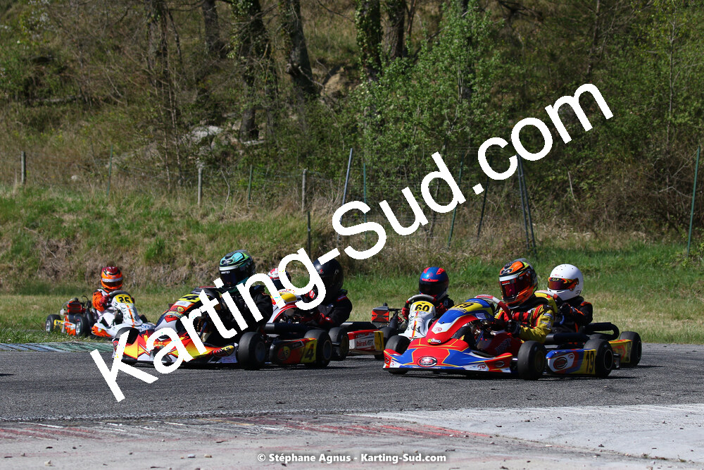 16 & 17/04/2022 : 3ème manche du Championnat du Sud 2022 au circuit d’Aigues-Vives (photos Stéphane Agnus) 2022 — karting
