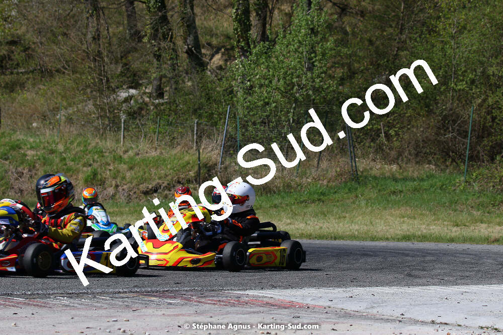 16 & 17/04/2022 : 3ème manche du Championnat du Sud 2022 au circuit d’Aigues-Vives (photos Stéphane Agnus) 2022 — karting