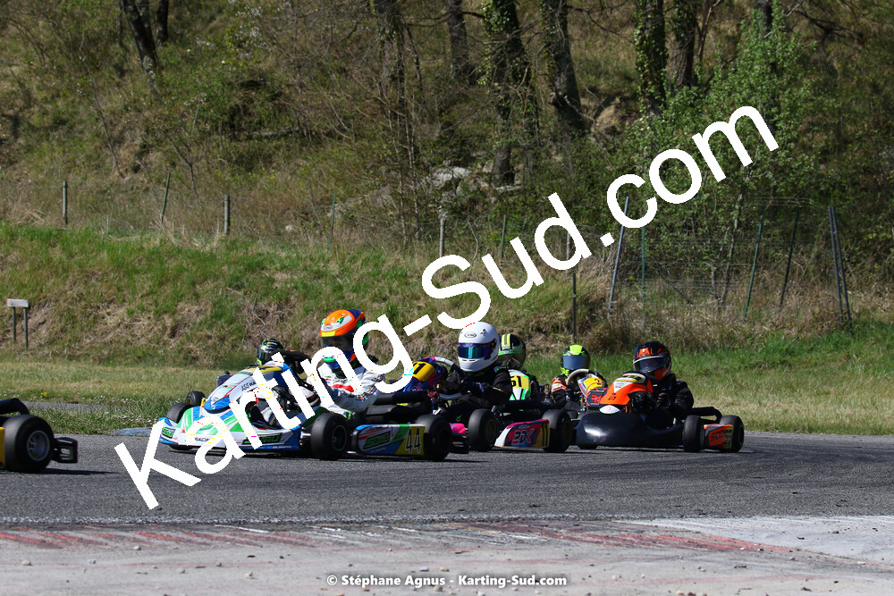 16 & 17/04/2022 : 3ème manche du Championnat du Sud 2022 au circuit d’Aigues-Vives (photos Stéphane Agnus) 2022 — karting