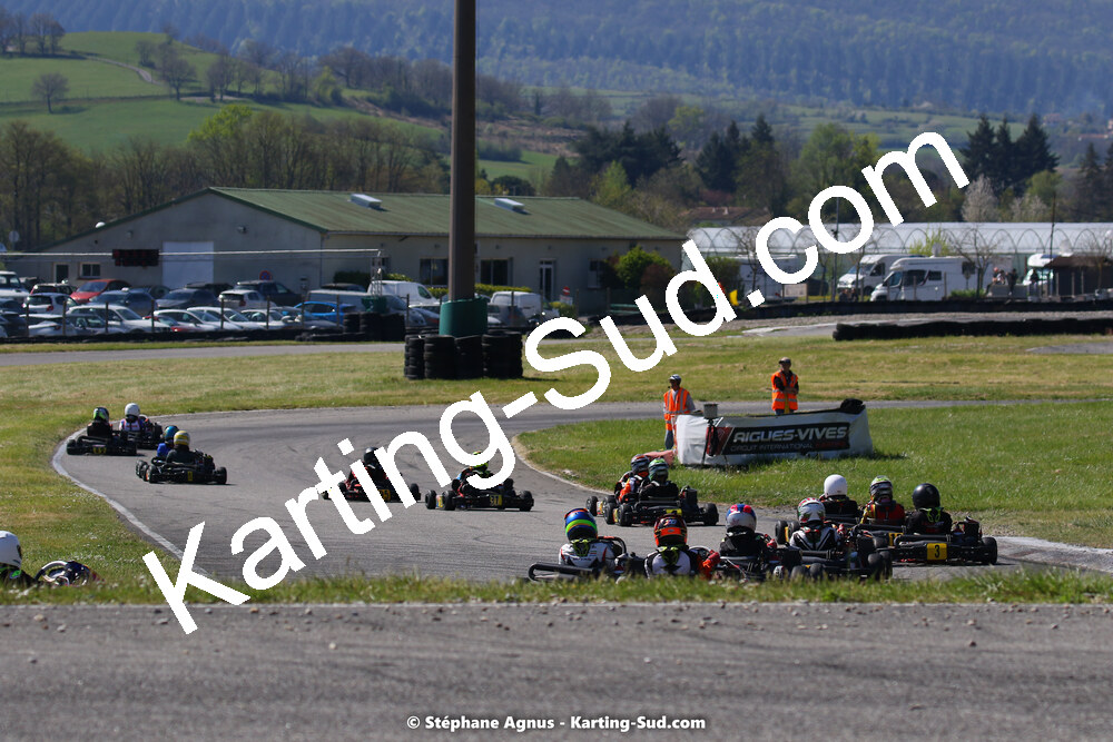 16 & 17/04/2022 : 3ème manche du Championnat du Sud 2022 au circuit d’Aigues-Vives (photos Stéphane Agnus) 2022 — karting