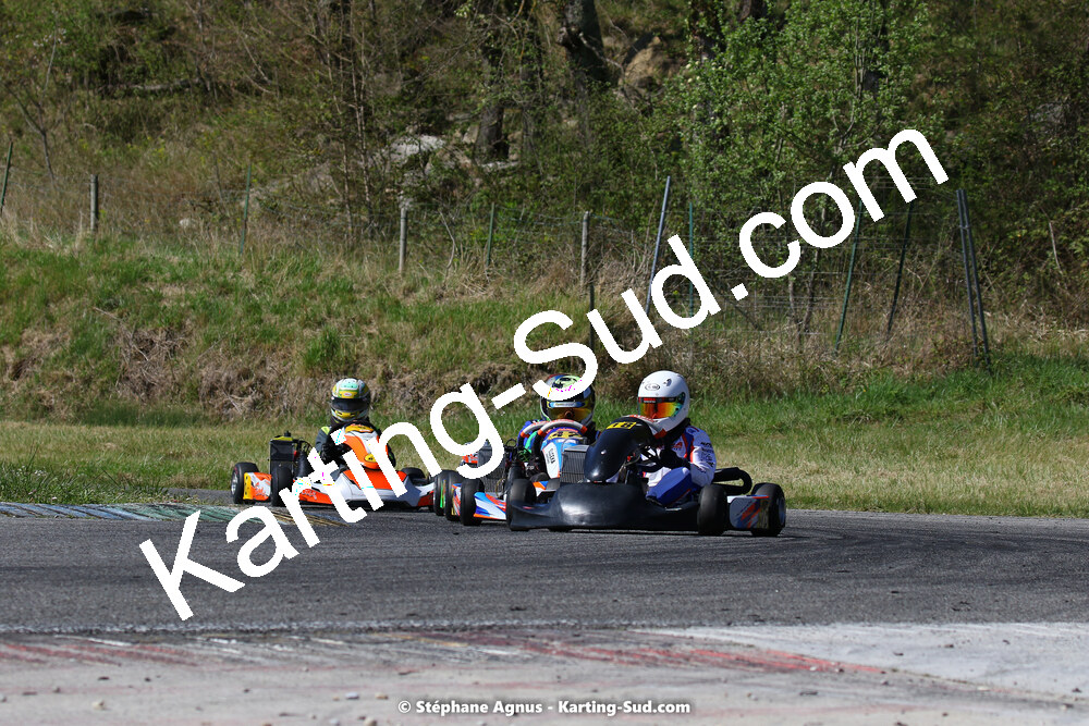 16 & 17/04/2022 : 3ème manche du Championnat du Sud 2022 au circuit d’Aigues-Vives (photos Stéphane Agnus) 2022 — karting