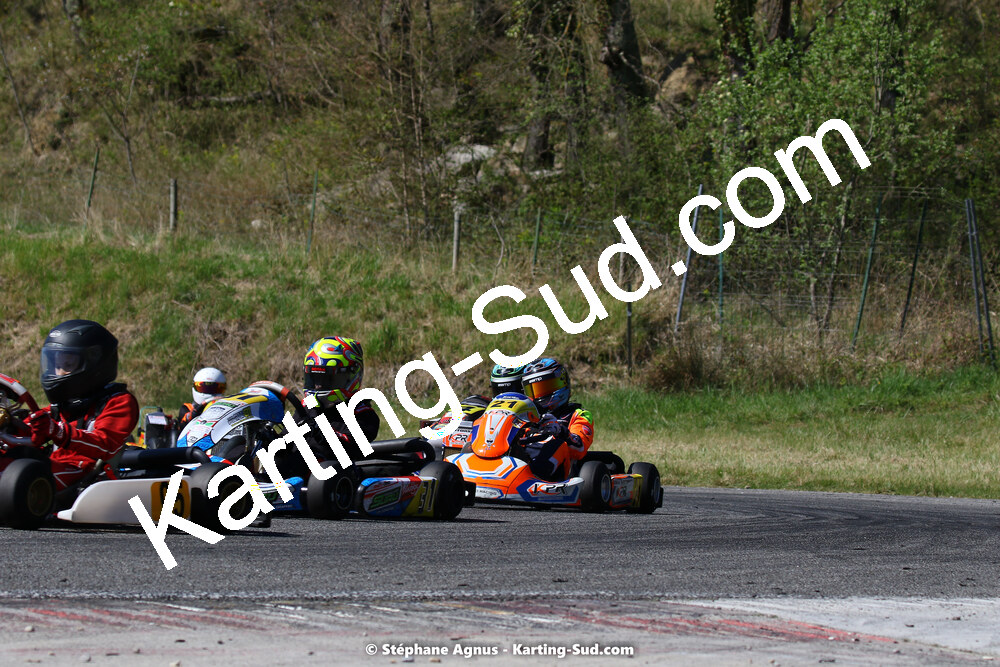 16 & 17/04/2022 : 3ème manche du Championnat du Sud 2022 au circuit d’Aigues-Vives (photos Stéphane Agnus) 2022 — karting