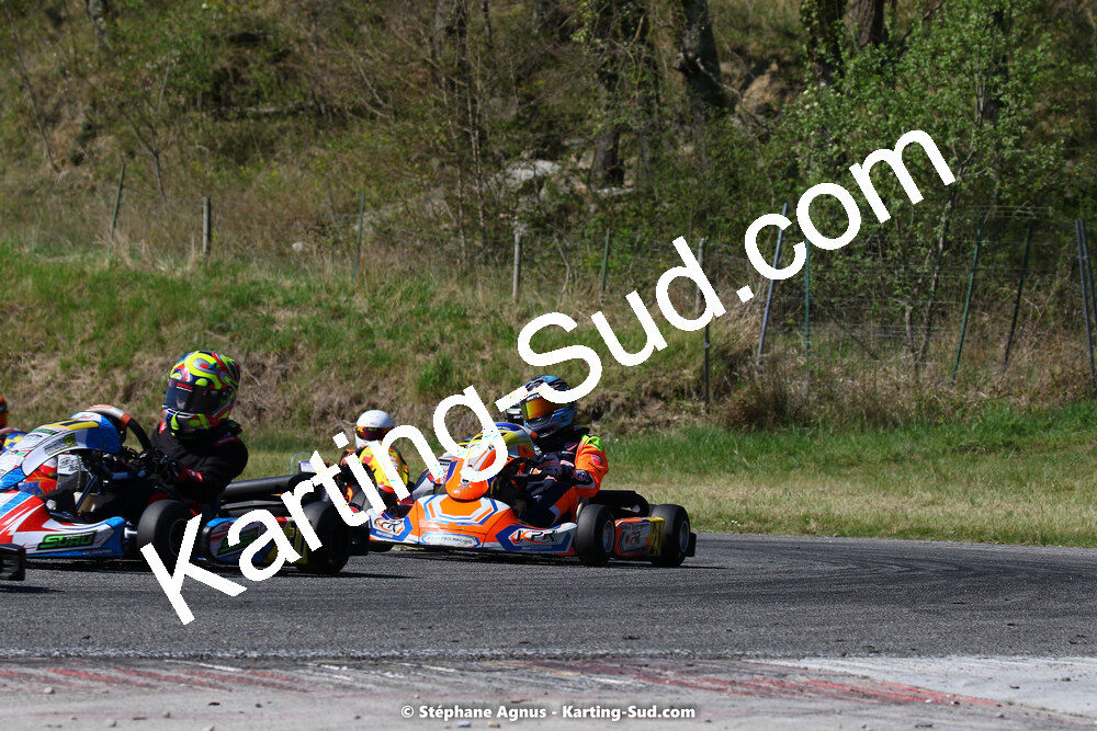 16 & 17/04/2022 : 3ème manche du Championnat du Sud 2022 au circuit d’Aigues-Vives (photos Stéphane Agnus) 2022 — karting