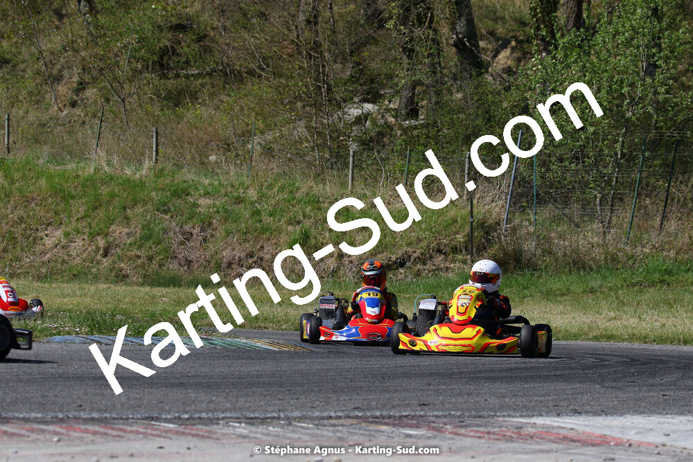 16 & 17/04/2022 : 3ème manche du Championnat du Sud 2022 au circuit d’Aigues-Vives (photos Stéphane Agnus) 2022 — karting