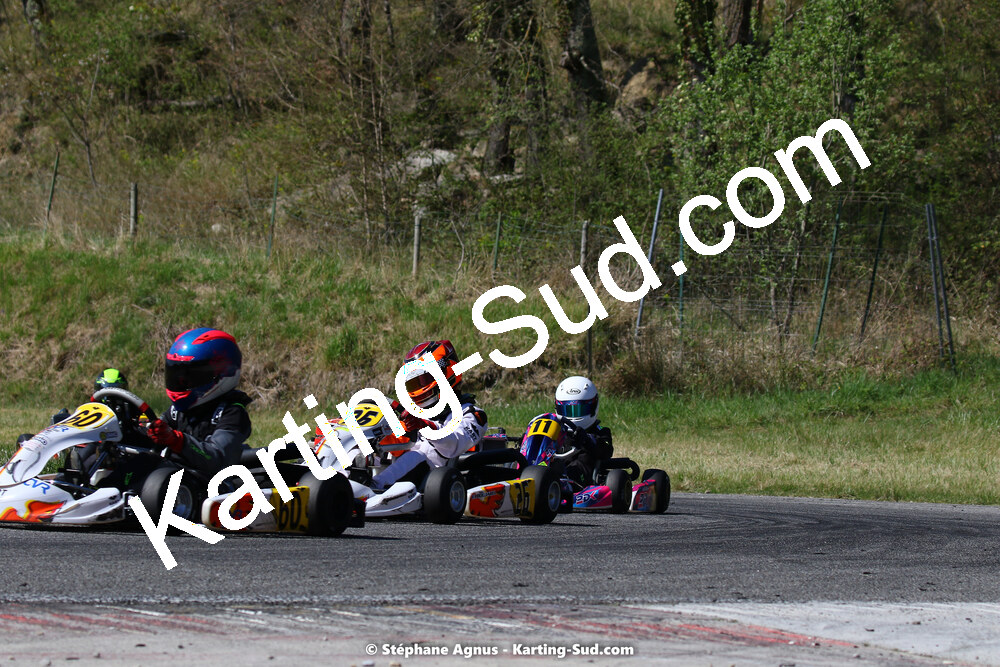 16 & 17/04/2022 : 3ème manche du Championnat du Sud 2022 au circuit d’Aigues-Vives (photos Stéphane Agnus) 2022 — karting