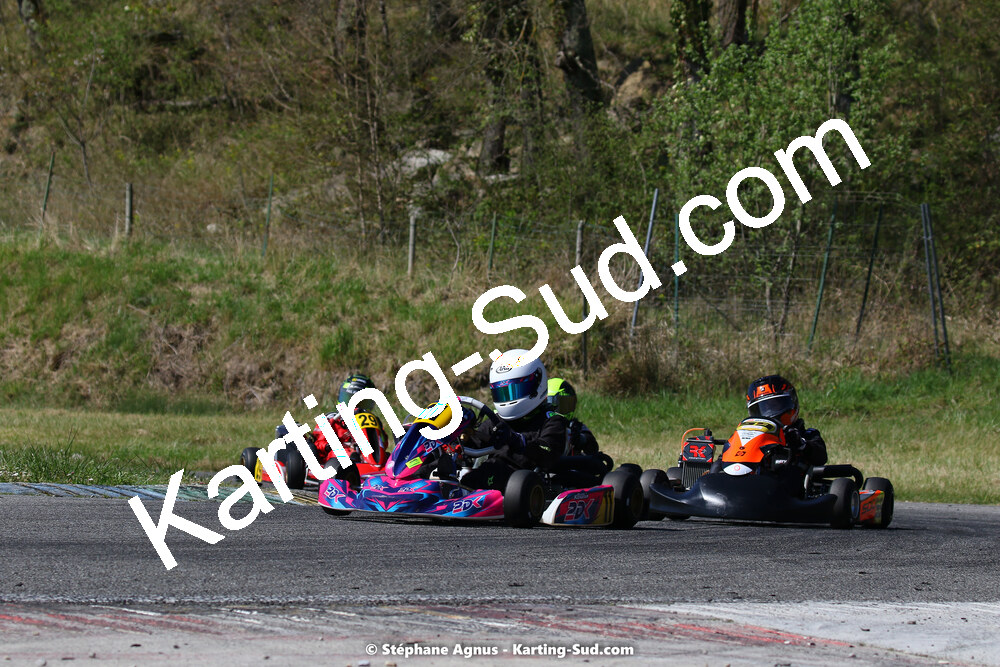 16 & 17/04/2022 : 3ème manche du Championnat du Sud 2022 au circuit d’Aigues-Vives (photos Stéphane Agnus) 2022 — karting