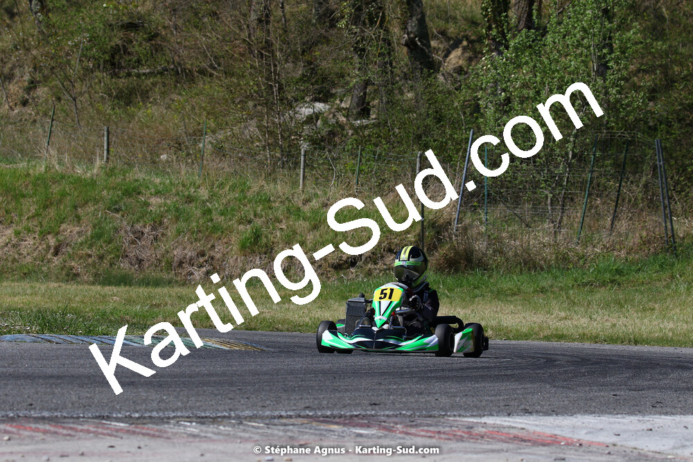 16 & 17/04/2022 : 3ème manche du Championnat du Sud 2022 au circuit d’Aigues-Vives (photos Stéphane Agnus) 2022 — karting