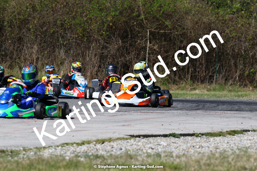 16 & 17/04/2022 : 3ème manche du Championnat du Sud 2022 au circuit d’Aigues-Vives (photos Stéphane Agnus) 2022 — karting