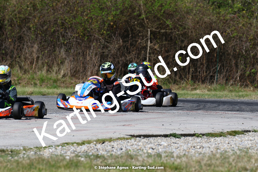 16 & 17/04/2022 : 3ème manche du Championnat du Sud 2022 au circuit d’Aigues-Vives (photos Stéphane Agnus) 2022 — karting