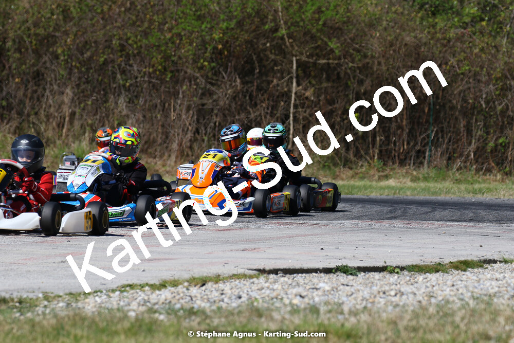 16 & 17/04/2022 : 3ème manche du Championnat du Sud 2022 au circuit d’Aigues-Vives (photos Stéphane Agnus) 2022 — karting