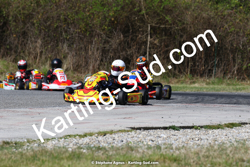 16 & 17/04/2022 : 3ème manche du Championnat du Sud 2022 au circuit d’Aigues-Vives (photos Stéphane Agnus) 2022 — karting