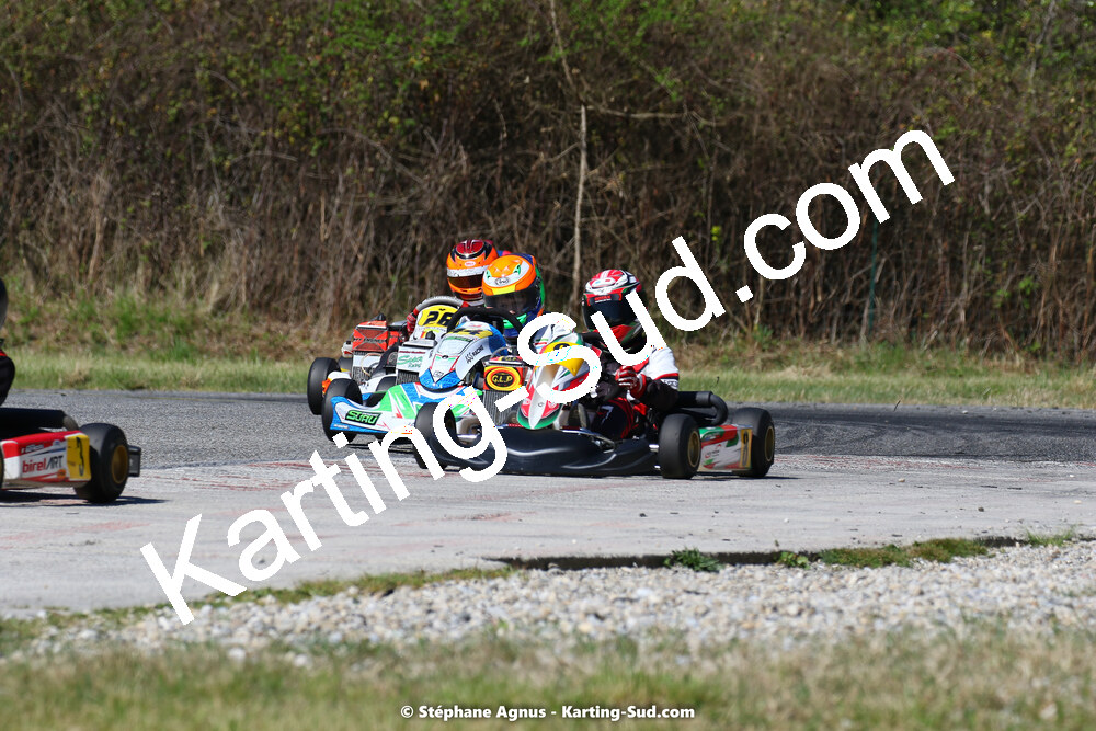 16 & 17/04/2022 : 3ème manche du Championnat du Sud 2022 au circuit d’Aigues-Vives (photos Stéphane Agnus) 2022 — karting