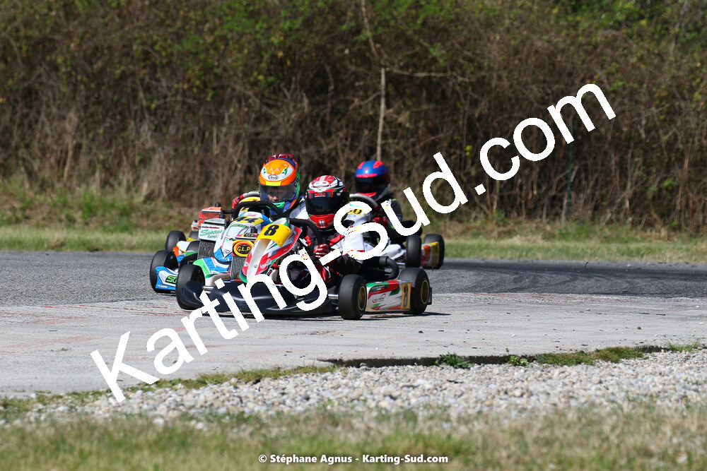 16 & 17/04/2022 : 3ème manche du Championnat du Sud 2022 au circuit d’Aigues-Vives (photos Stéphane Agnus) 2022 — karting