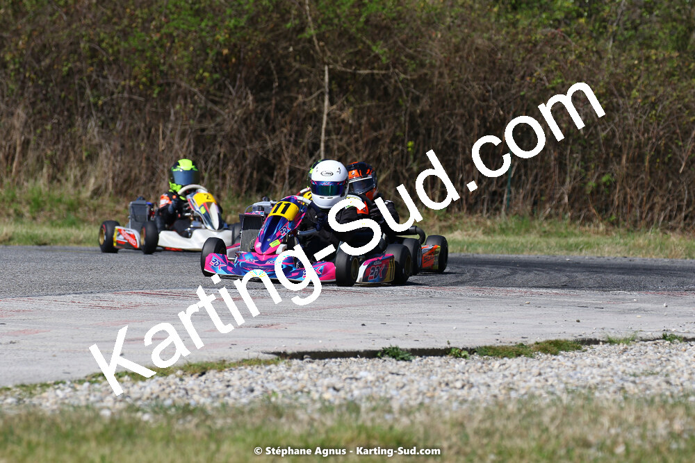 16 & 17/04/2022 : 3ème manche du Championnat du Sud 2022 au circuit d’Aigues-Vives (photos Stéphane Agnus) 2022 — karting