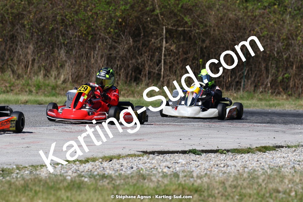 16 & 17/04/2022 : 3ème manche du Championnat du Sud 2022 au circuit d’Aigues-Vives (photos Stéphane Agnus) 2022 — karting