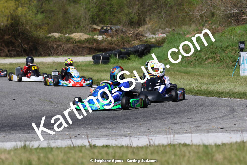 16 & 17/04/2022 : 3ème manche du Championnat du Sud 2022 au circuit d’Aigues-Vives (photos Stéphane Agnus) 2022 — karting