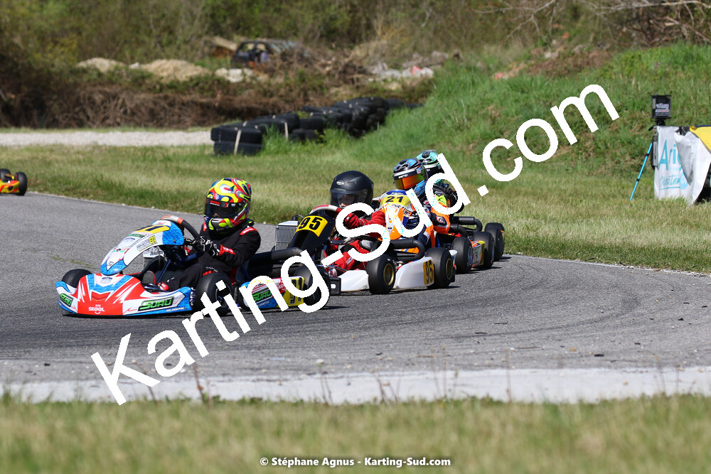 16 & 17/04/2022 : 3ème manche du Championnat du Sud 2022 au circuit d’Aigues-Vives (photos Stéphane Agnus) 2022 — karting