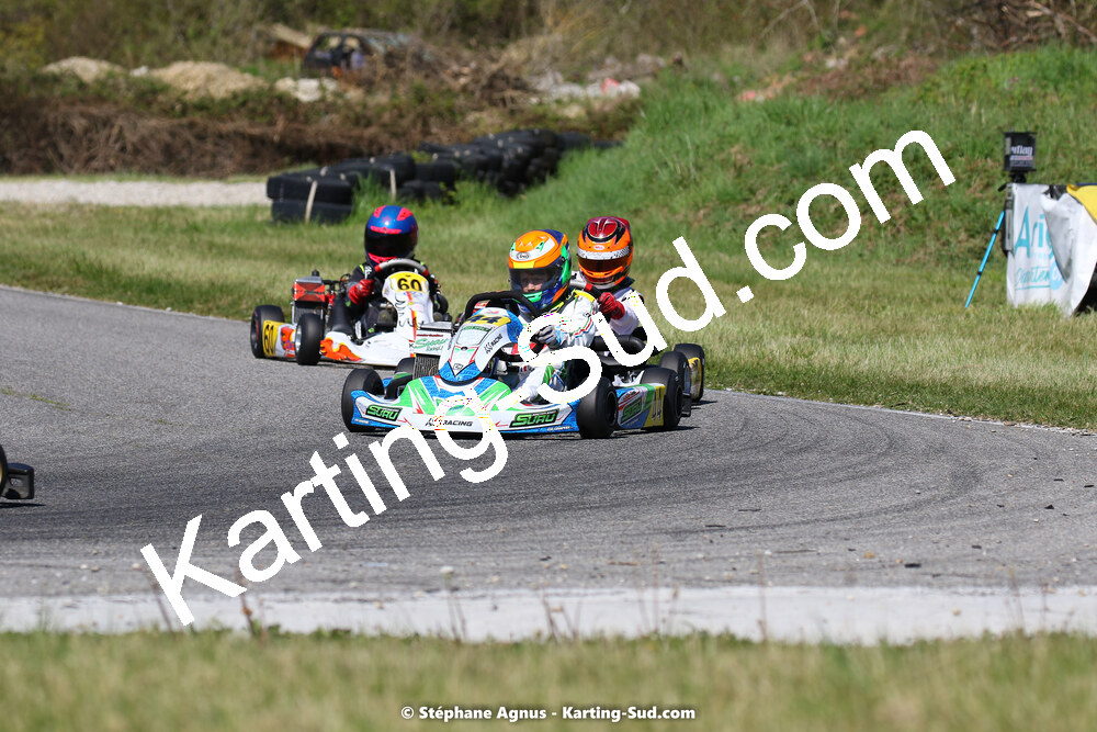 16 & 17/04/2022 : 3ème manche du Championnat du Sud 2022 au circuit d’Aigues-Vives (photos Stéphane Agnus) 2022 — karting