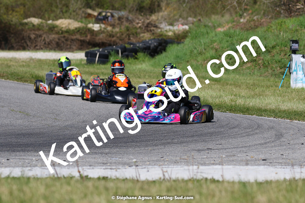 16 & 17/04/2022 : 3ème manche du Championnat du Sud 2022 au circuit d’Aigues-Vives (photos Stéphane Agnus) 2022 — karting