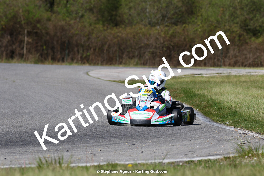 16 & 17/04/2022 : 3ème manche du Championnat du Sud 2022 au circuit d’Aigues-Vives (photos Stéphane Agnus) 2022 — karting