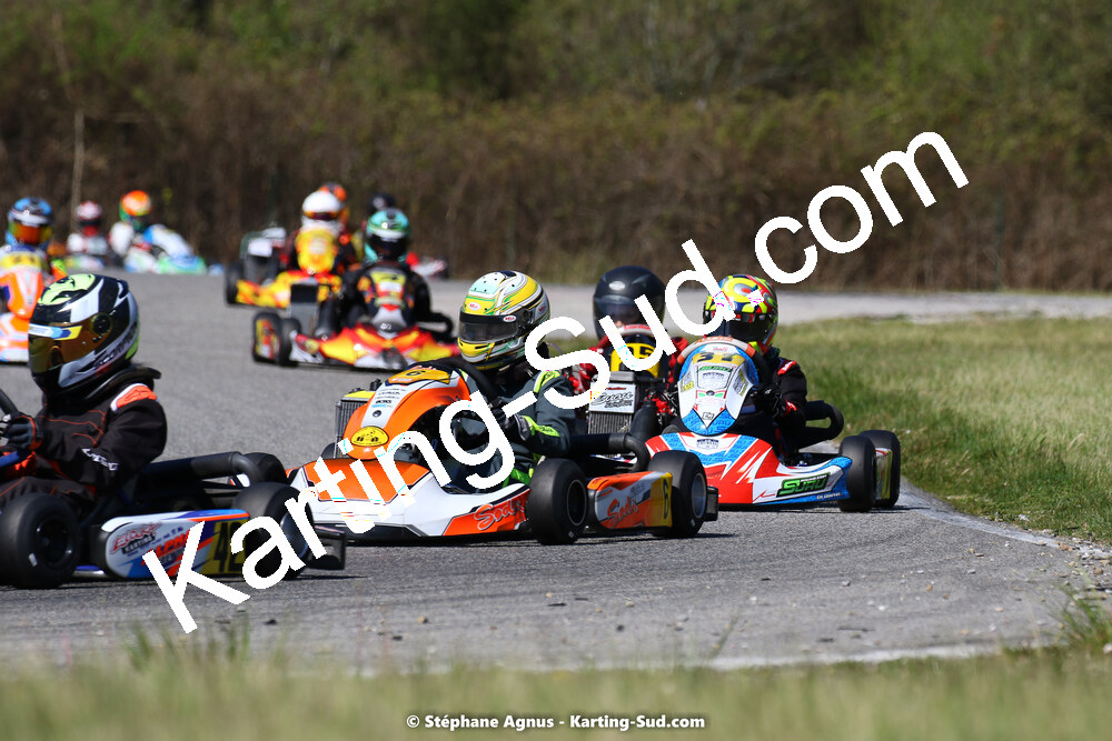 16 & 17/04/2022 : 3ème manche du Championnat du Sud 2022 au circuit d’Aigues-Vives (photos Stéphane Agnus) 2022 — karting