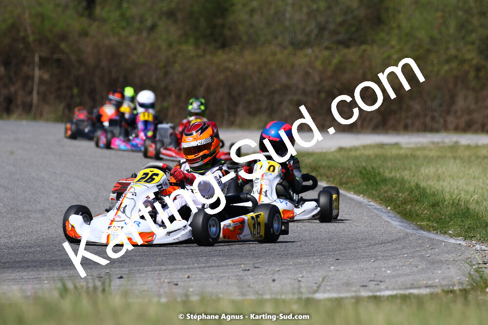 16 & 17/04/2022 : 3ème manche du Championnat du Sud 2022 au circuit d’Aigues-Vives (photos Stéphane Agnus) 2022 — karting