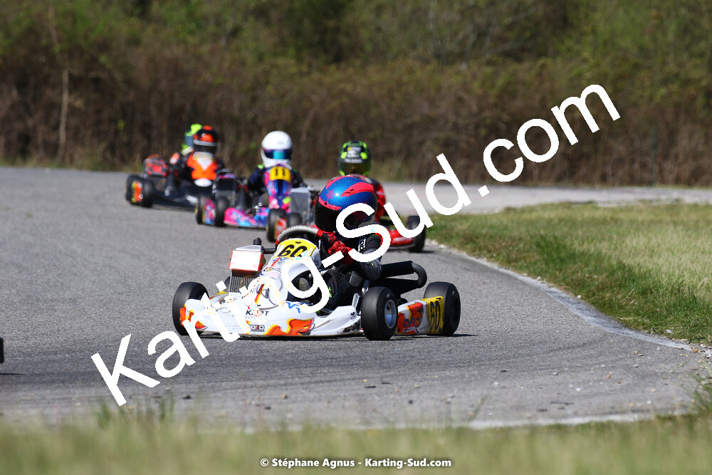 16 & 17/04/2022 : 3ème manche du Championnat du Sud 2022 au circuit d’Aigues-Vives (photos Stéphane Agnus) 2022 — karting