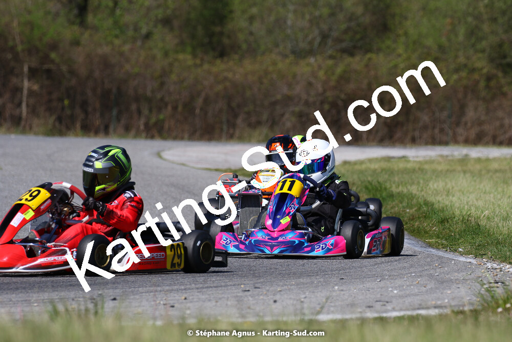 16 & 17/04/2022 : 3ème manche du Championnat du Sud 2022 au circuit d’Aigues-Vives (photos Stéphane Agnus) 2022 — karting