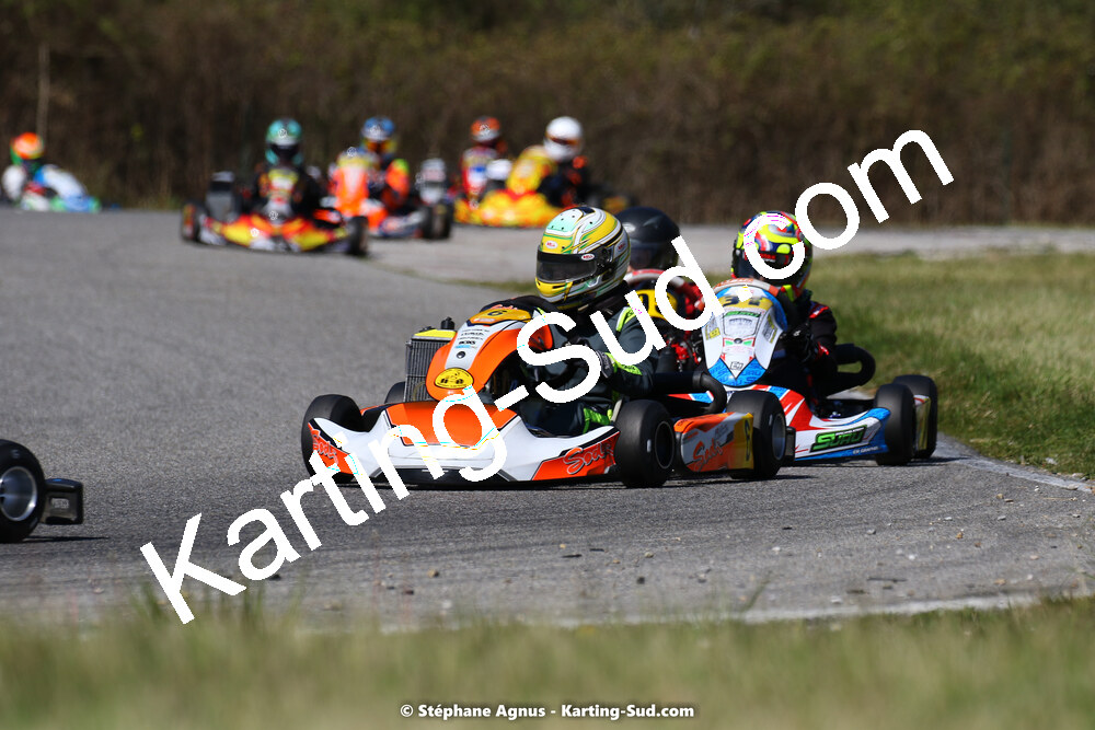 16 & 17/04/2022 : 3ème manche du Championnat du Sud 2022 au circuit d’Aigues-Vives (photos Stéphane Agnus) 2022 — karting