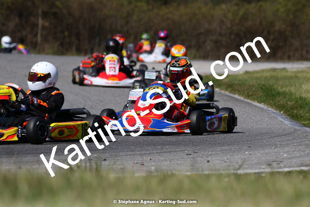 16 & 17/04/2022 : 3ème manche du Championnat du Sud 2022 au circuit d’Aigues-Vives (photos Stéphane Agnus) 2022 — karting
