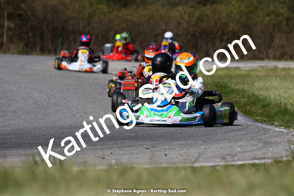 16 & 17/04/2022 : 3ème manche du Championnat du Sud 2022 au circuit d’Aigues-Vives (photos Stéphane Agnus) 2022 — karting