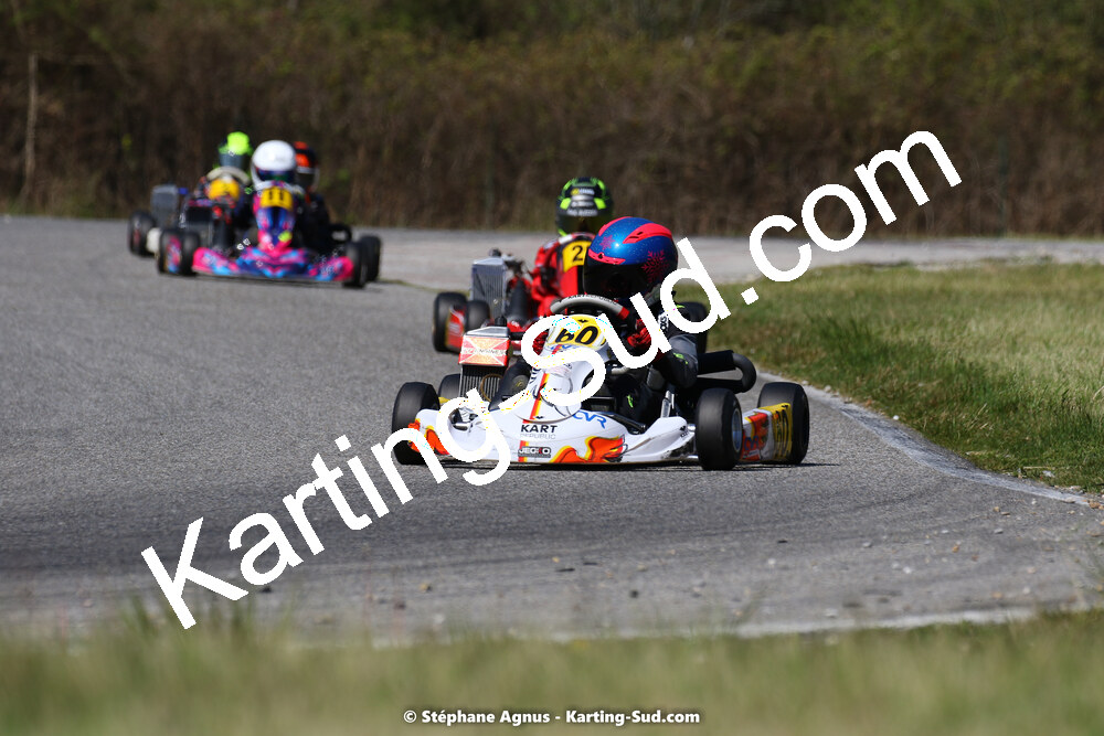 16 & 17/04/2022 : 3ème manche du Championnat du Sud 2022 au circuit d’Aigues-Vives (photos Stéphane Agnus) 2022 — karting