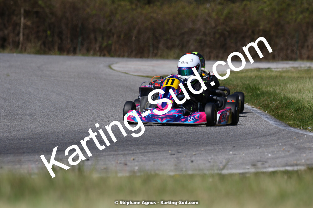 16 & 17/04/2022 : 3ème manche du Championnat du Sud 2022 au circuit d’Aigues-Vives (photos Stéphane Agnus) 2022 — karting