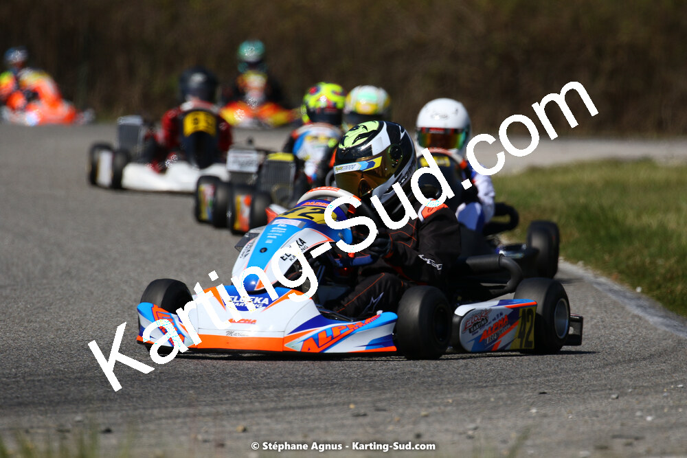 16 & 17/04/2022 : 3ème manche du Championnat du Sud 2022 au circuit d’Aigues-Vives (photos Stéphane Agnus) 2022 — karting