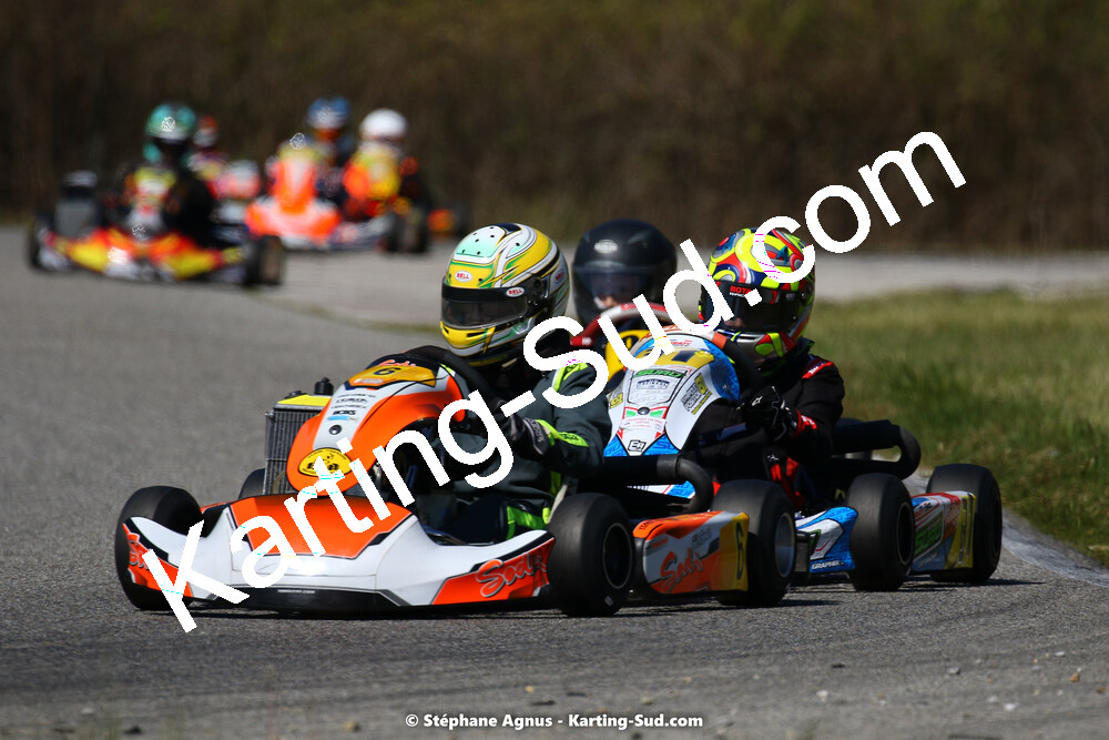 16 & 17/04/2022 : 3ème manche du Championnat du Sud 2022 au circuit d’Aigues-Vives (photos Stéphane Agnus) 2022 — karting