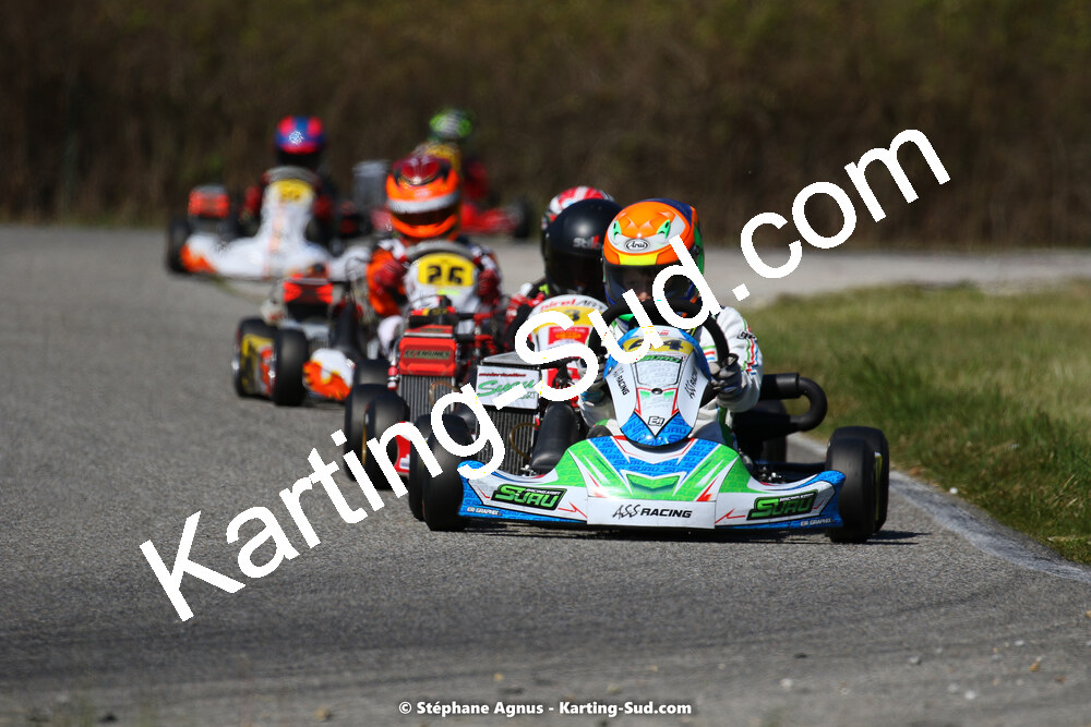 16 & 17/04/2022 : 3ème manche du Championnat du Sud 2022 au circuit d’Aigues-Vives (photos Stéphane Agnus) 2022 — karting