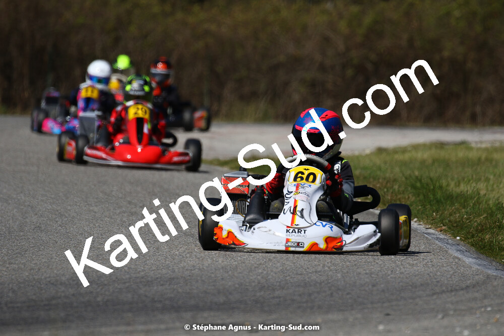 16 & 17/04/2022 : 3ème manche du Championnat du Sud 2022 au circuit d’Aigues-Vives (photos Stéphane Agnus) 2022 — karting