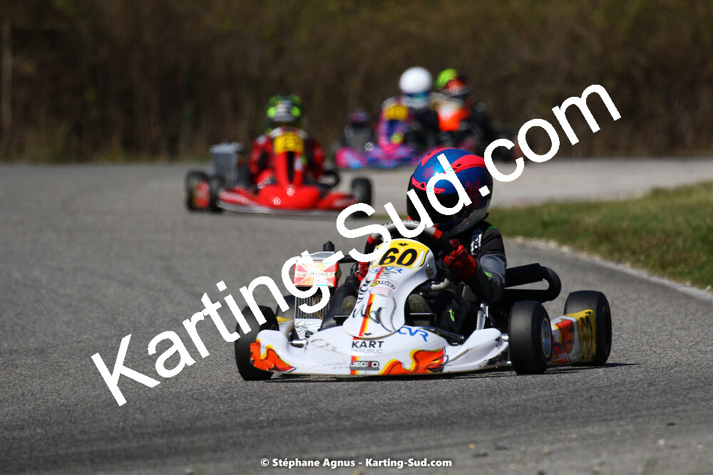 16 & 17/04/2022 : 3ème manche du Championnat du Sud 2022 au circuit d’Aigues-Vives (photos Stéphane Agnus) 2022 — karting