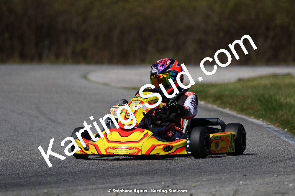 16 & 17/04/2022 : 3ème manche du Championnat du Sud 2022 au circuit d’Aigues-Vives (photos Stéphane Agnus) 2022 — karting
