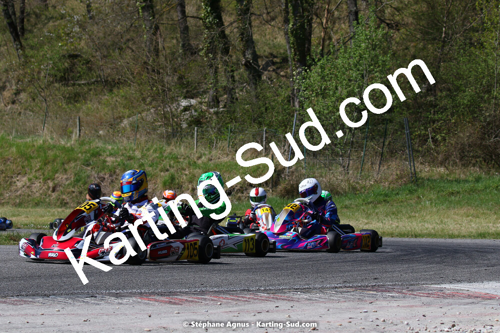 16 & 17/04/2022 : 3ème manche du Championnat du Sud 2022 au circuit d’Aigues-Vives (photos Stéphane Agnus) 2022 — karting