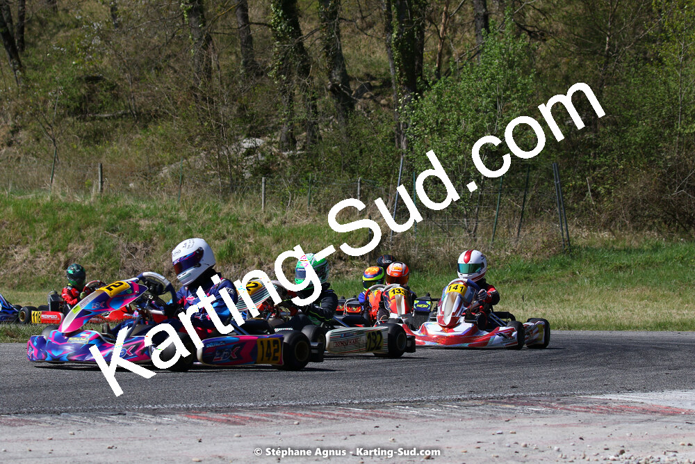 16 & 17/04/2022 : 3ème manche du Championnat du Sud 2022 au circuit d’Aigues-Vives (photos Stéphane Agnus) 2022 — karting