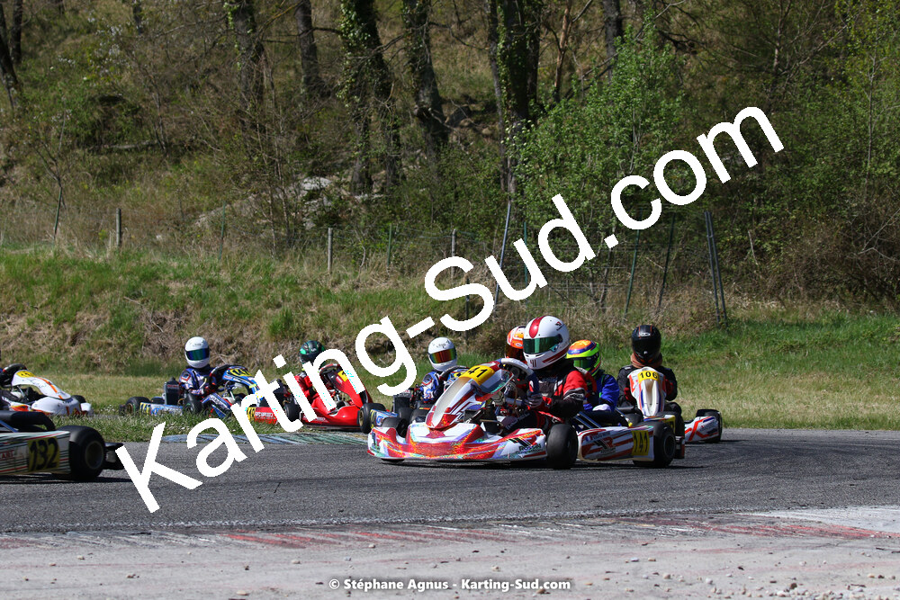 16 & 17/04/2022 : 3ème manche du Championnat du Sud 2022 au circuit d’Aigues-Vives (photos Stéphane Agnus) 2022 — karting